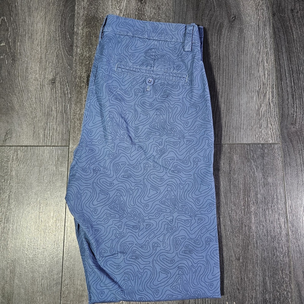 Vineyard Vines OTG Pant Men 30x31 Blue All Over Print Golf Stretch Performance
